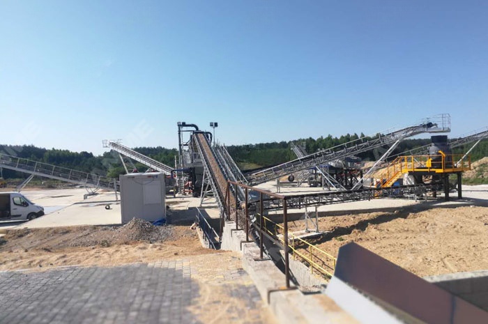 鹅卵石破碎生产线