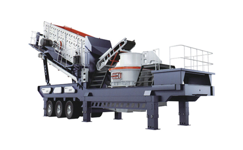 冲击式移动破碎站